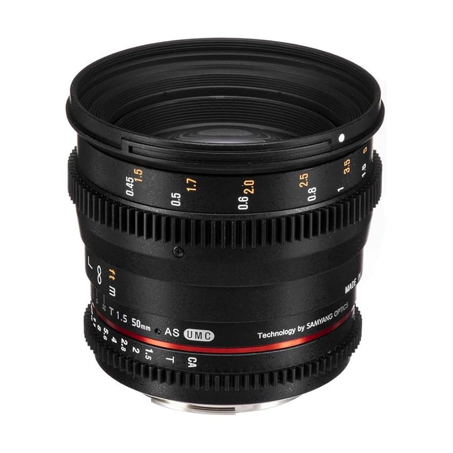 Amazon.com : Rokinon 50mm T1.5 Cine DS Lens for Canon EF